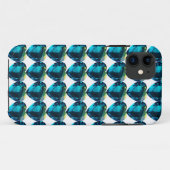 Hart Hemelsblauw Case-Mate iPhone Case (Achterkant (horizontaal))