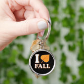 Hart Herfst Het Is Herfst Jongeren Creatieve Vrije Sleutelhanger (Hand)