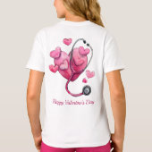 Hart Herstellend Valentijnsontwerp T-shirt (Achterkant)