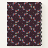 Hart het Beat Doodles voor Muziek Liefhebbers Naam Notitieboek (Achterkant)