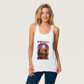 Hart Het is altijd Halloween Hek Cauldron Boom Koe Tanktop (Volledige Voorkant)