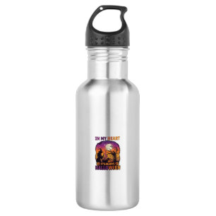 Hart Het is altijd Halloween Heks Ketel Boom Koe Waterfles