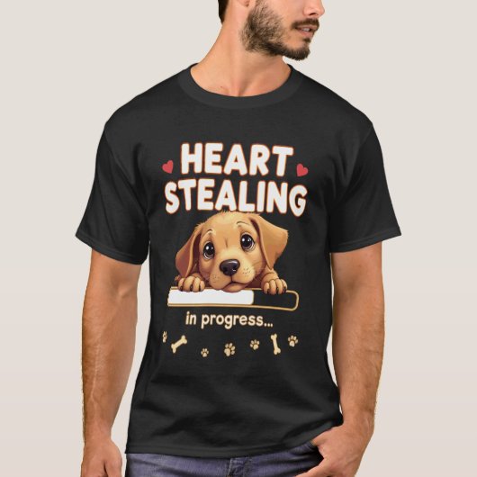 Hart Hongaarse Pointer Hond Grappig Cadeau Vizsla  T-shirt (Voorkant)