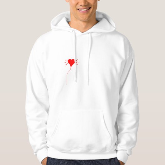 hart hoodie (Voorkant)