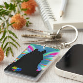 Hart Horses Fractal 101 Sleutelhanger (Voorkant Rechts)