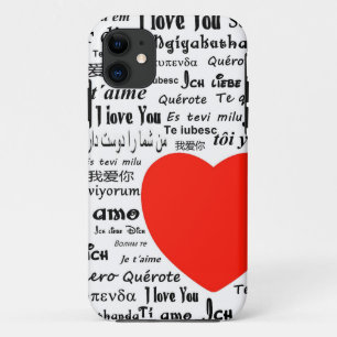 hart hou van je iPhone 11 hoesje