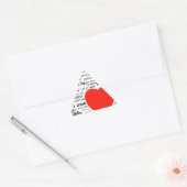 hart hou van je sticker (Envelop)