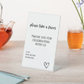 HART Huwelijksgunsten Pedestal Sign Reclamebord Met Voetstuk (Insitu)