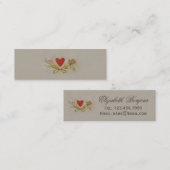 Hart II - Slim Visitekaartje (Voorkant / Achterkant)
