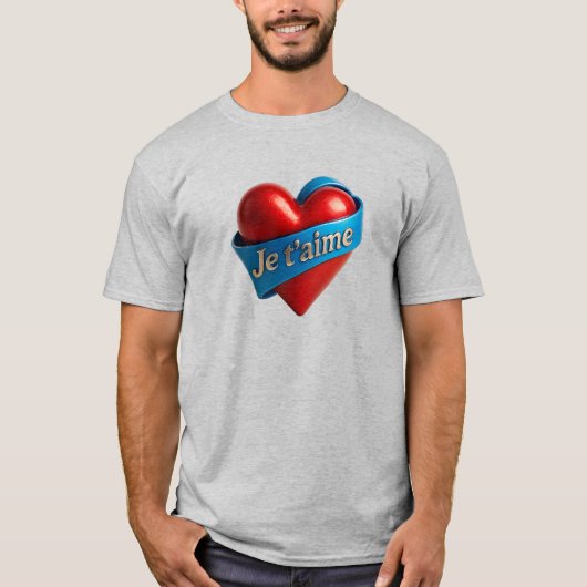 Hart Ik hou van je T-shirt (Voorkant)