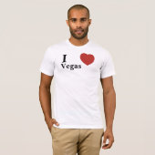 Hart, ik, Vegas - Gepersonaliseerd T-shirt (Voorkant volledig)