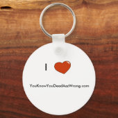 hart, ik, YouKnowYouDeadAzzWrong.com Sleutelhanger (Voorkant)