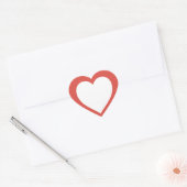 Hart Illustratie Kunst – Schattig & Esthetisch  Sticker (Envelop)