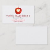 Hart in Apple-Visitekaartjes Visitekaartje (Voorkant / Achterkant)