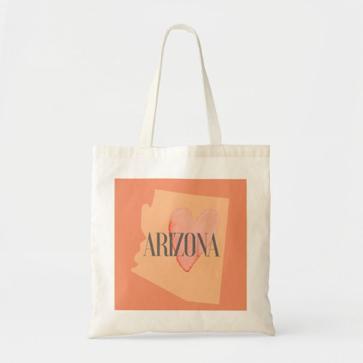 Hart in AZ Tote Bag (Voorkant)