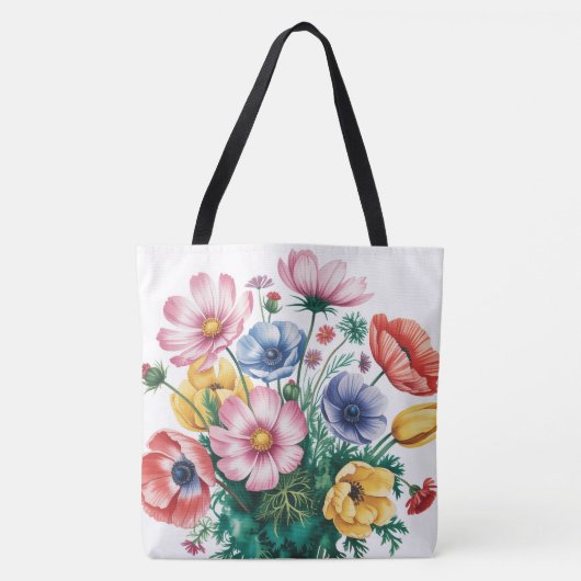 Hart in bloei tote bag (Voorkant)
