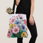 Hart in bloei tote bag (Dichtbij)