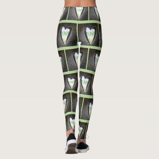 Hart in Boom Pattern Legging (Achterkant)