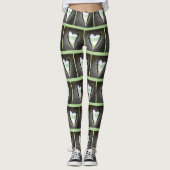 Hart in Boom Pattern Legging (Voorkant)