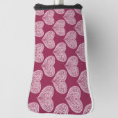 Hart in Bourgogne Golf Head Hoesje Golfheadcover (Draai 90)