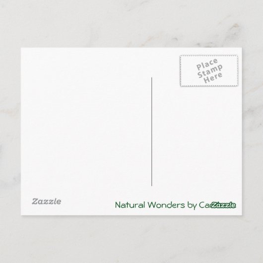 Hart in de bijkantoren briefkaart (Achterkant)