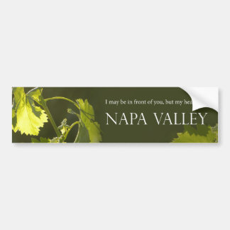 Hart in de Bumpersticker van Napa Valley