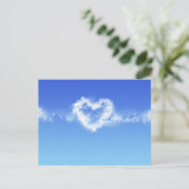 Hart in de hemel briefkaart (Staand voorkant)