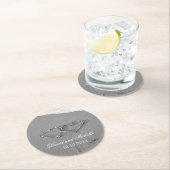 Hart in de onderzetters van de zandtrouwpartij (Insitu)