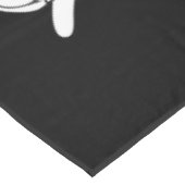 Hart in de skeletkooi Halloween Tablecloth Tafelkleed (Gekanteld)