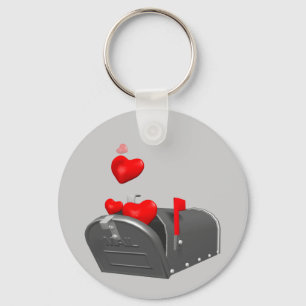 Hart in de T-shirts en cadeautjes Sleutelhanger