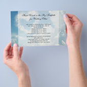 Hart in de wolken, Blue Sky Romantic Love Flyer (Hand)