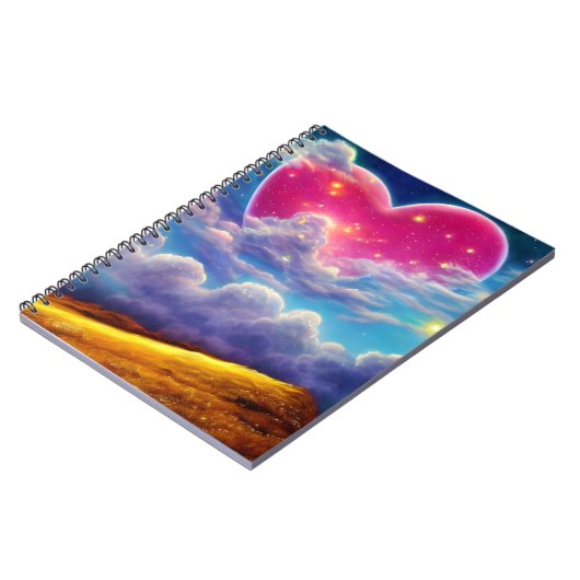 Hart in de Wolken Journal Notitieboek (Linkerzijde)