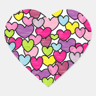 Hart in een Hart Sticker