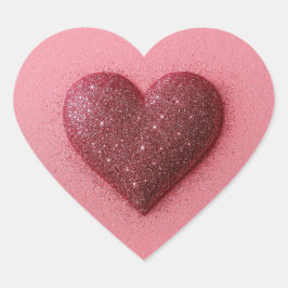 Hart in een hart sticker. sticker