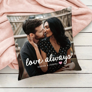 Hart in elke kleur en foto   Romantische liefde al Kussen