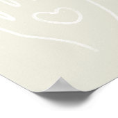 Hart in Hand Art Print - Eierschaal (Hoek)