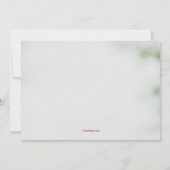 Hart in Hand Valentijnsdag Kaart (Achterkant)