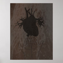 Hart in handen, orgaandonatie poster