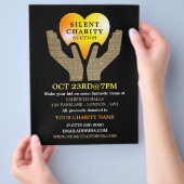 Hart in handen, Silent Charity Auction Event Flyer (Hand)