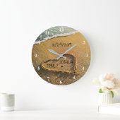 Hart in het Uitzicht van de Zand Beach Shore Tropi Grote Klok (Huis)