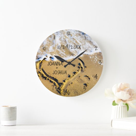 Hart in het Zand Beach Tropical Ocean Uitzicht Cus Grote Klok (Huis)