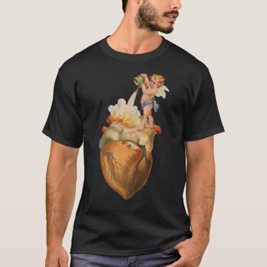 Hart in Lichterlaaie T-shirt (Voorkant)