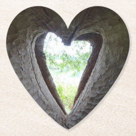 Hart in Onderzetter met boomklep