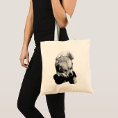 Hart in poten tote bag (Voorkant (product))