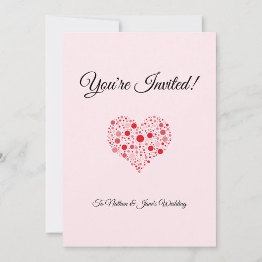 Hart in stippen kaart (Achterkant)