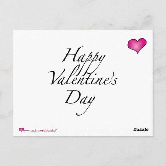 Hart in vuur en vlam - Briefkaart (Achterkant)