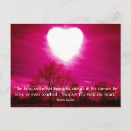 Hart in vuur en vlam - Briefkaart