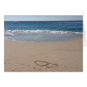 Hart in zand (Voorkant Horizontaal)