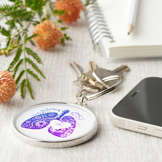 Hart-inhalo Sleutelhanger (Zijkant)