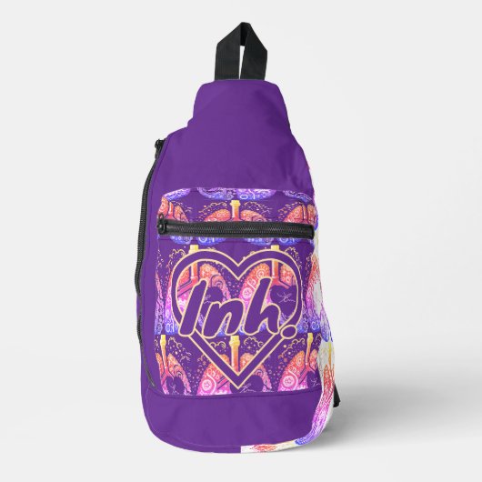 Hart-inhalo Sling Bag (Voorkant)